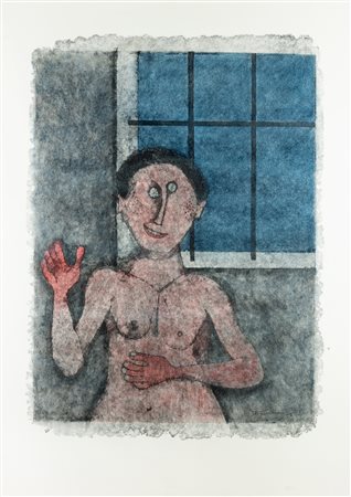 Rufino Tamayo (Oaxaca de Juárez 1899-Città del Messico 1991)  - La Coqueta, 1989