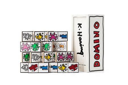 KEITH HARING (1958-1990) - Domino, 1992