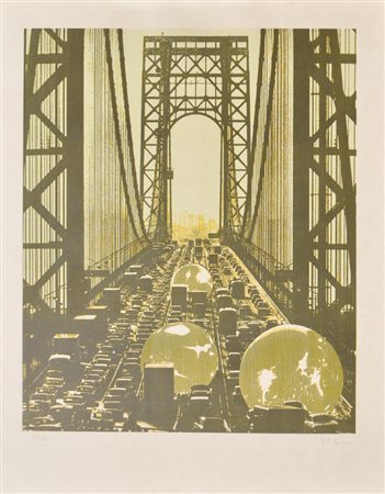 Pol Bury (Haine-Saint-Pierre 1922 - Paris/Parigi 2005) Washington bridge,...