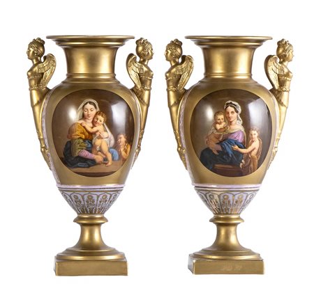 Coppia di vasi Impero francesi - XIX secolo