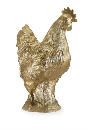 OTTMAR HORL Nauheim (Germania) 1950 Gallo d'oro, 2010 scultura in plastica...