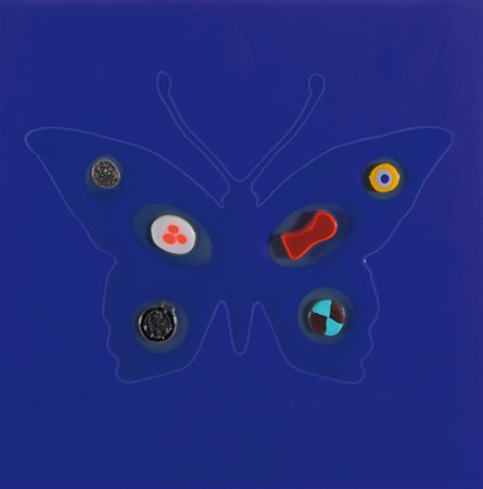 RENZO NUCARA Crema 1948 Butterfly effect, 2012 legno, carta, smalto, resine e...