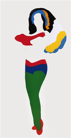 MARCO LODOLA Dorno (Pv) 04/04/1955 Pin up, 2005 smalti su perspex cm. 145x58,...