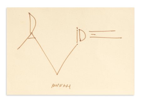 BRUNO MUNARI (1907-1998) - Senza Titolo