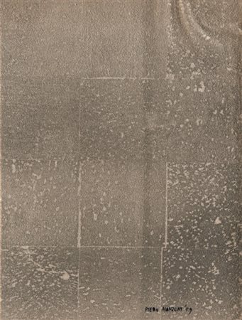 Piero Manzoni "Senza titolo" 1959
carta vellutata
cm 22,3x17,5
Firmata e datata