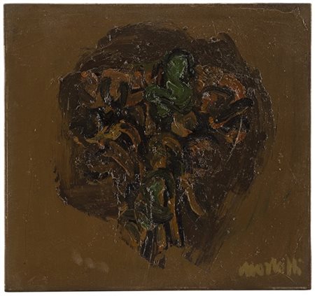 Ennio Morlotti "Fiori" (1965)
olio su tela
cm 34,5x37
Firmato in basso a destra