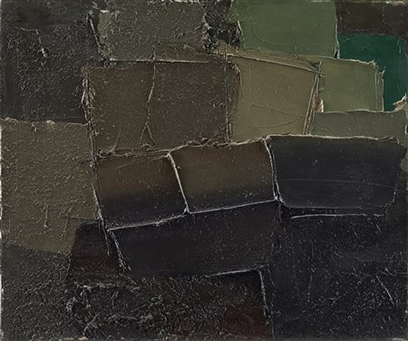 Alfredo Chighine "Senza titolo" 1963
olio su tela
cm 46,5x55
Firmato e datato 10