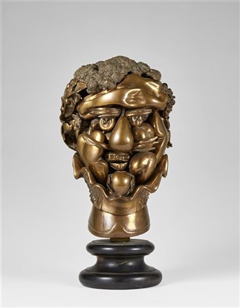 Miguel Berrocal "Omaggio ad Arcimboldo" 1976-79
bronzo
h cm 29
Firmato e numerat