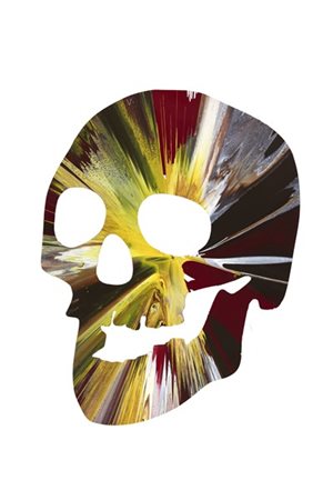 Damien Hirst "Skull Spin Painting" 2009
acrilico su carta
cm 73x53,5
Creato con