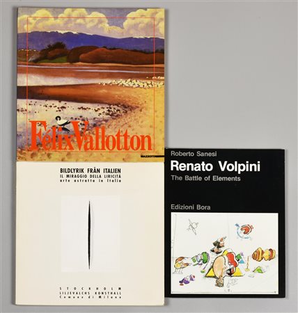 LOTTO COMPOSTO DA 3 LIBRI. RENATO VOLPINI the battle of elements, Roberto...