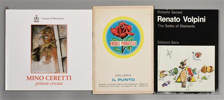 LOTTO COMPOSTO DA 3 LIBRI: ERCOLE PIGNATELLI 24x17 cm RENATO VOLPINI the...