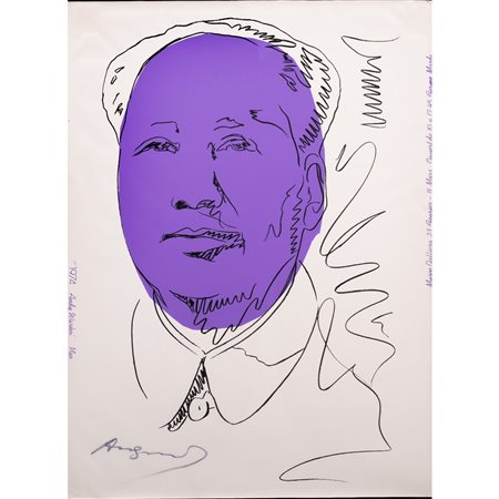 ANDY WARHOL,  Mao