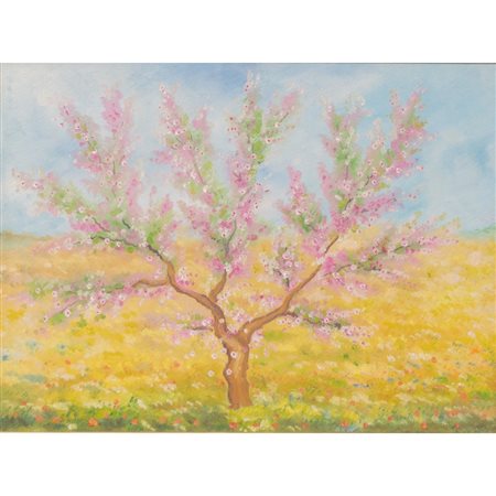 IGOR VARISCO 
Albero in fiore, Olio su tela