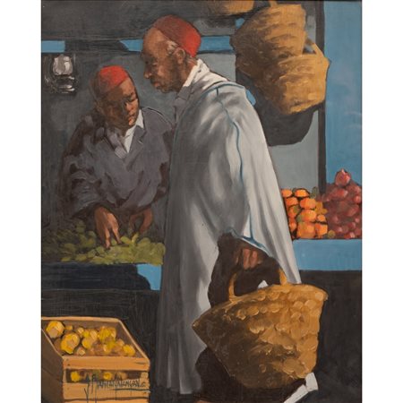 SERGIO BIANCHI GALANGAN, Olio su tavola