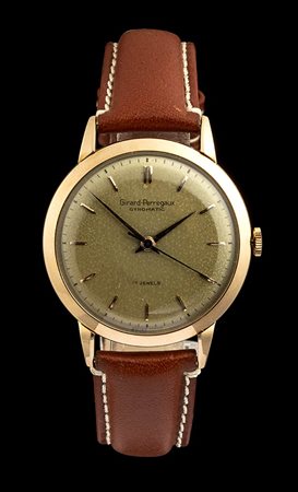 GIRARD PERREGAUX Gyromatic: orologio da polso in oro, anni '60