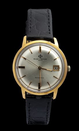 BAUME MERCIER: orologio da polso  in oro, anni'60 