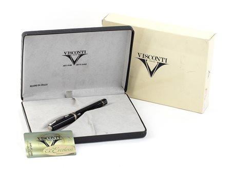 VISCONTI Wall street: penna stilografica edizione limitata, pennino M in oro 18k