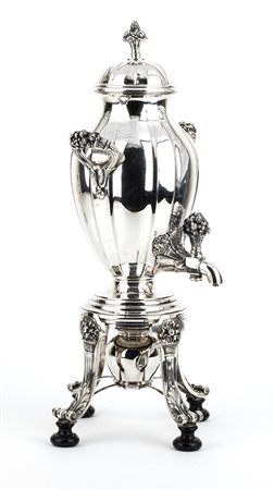 Samovar francese in argento - Parigi inizio XX secolo, maestri argentieri A. GOMBERT e P. BIBOLLET