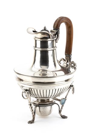 Tea kettle inglese in argento - Londra 1900, maestro argentiere GEORGE LAMBERT