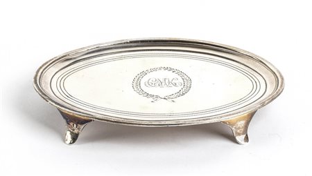 Salver inglese Georgiano - Londra 1818, maestro argentiere GEORGE BECKWITH