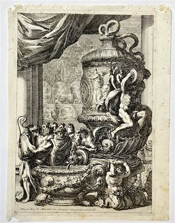 JEAN LE PAUTRE (PARIGI 1618 - 1682)
PIERRE MARIETTE EDITORE (PARIGI 1694 - 1774)
: Vasi ornamentali - Vases à l'antique