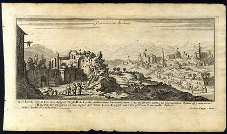 GASPAR BOUTTATS (1640-1695/96): Veduta di Ramma in Arabia