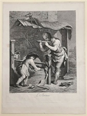 GIOVANNI VOLPATO  (1735-1803): L’ Arrotino, 1764 ca.