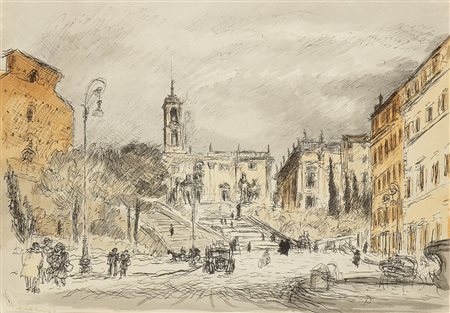 MICHELE CASCELLA (1892-1989): Campidoglio