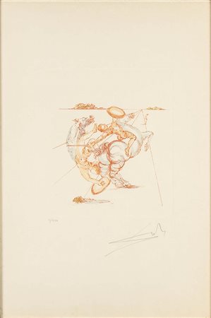 SALVADOR DALÍ (FIGUERES, 1904 - 1989): Senza titolo