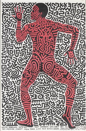 KEITH HARING (1958-1990): Tony Shafrazi Gallery 1984