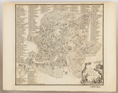 DA JOHN ANDREWS (1736-1809): A Plan of the City of Rome, 1800