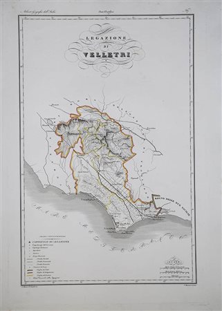 ATTILIO ZUCCAGNI ORLANDINI (1784 - 1872): Legazione di Velletri