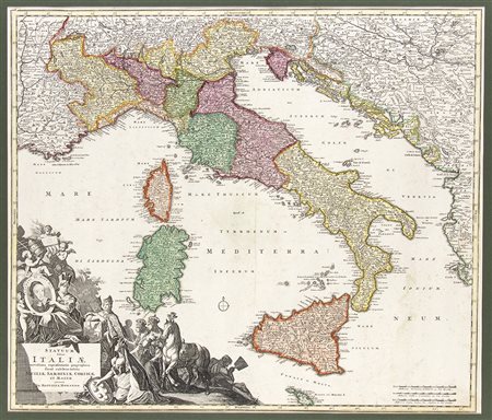 : Statuum totius Italiae novissima repræsentatio geographica…