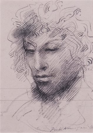 Pietro Annigoni, Due disegni raffiguranti «Volto di uomo»