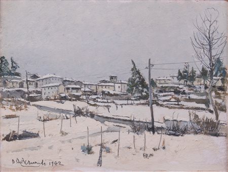 Domenico De Bernardi, Neve a Besozzo, 1942