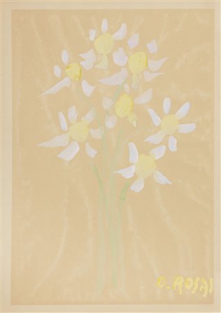 Ottone Rosai, Fiori, (1956)