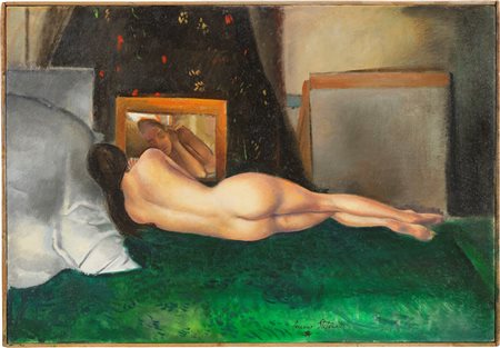 Romano Stefanelli, Bozzetto per il «Nudo allo specchio», 1971