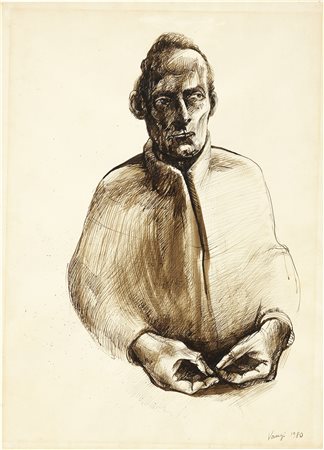 Giuliano Vangi, Figura maschile, 1980