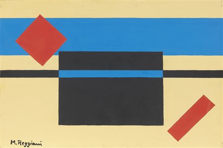 Mauro Reggiani, Composizione, 1962