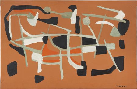 Giulio Turcato, Labirintico (Composizione), 1955