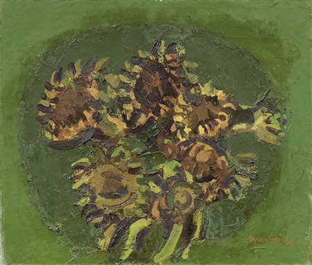 Ennio Morlotti, Girasoli, 1969