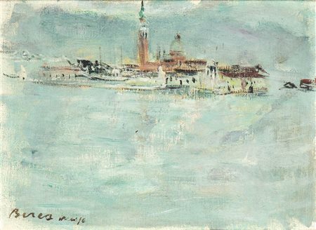 DIMITRIE BEREA (Bacău, 1908 - Parigi, 1975): Veduta di Venezia