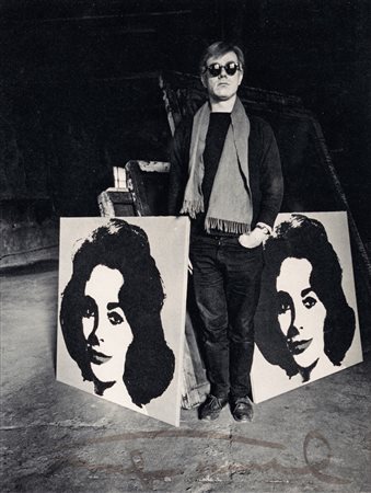 Andy Warhol, Andy Warhol nel suo studio, 1964