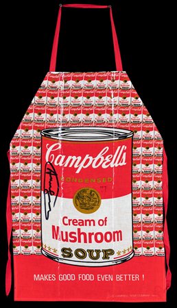 Andy Warhol, Apron - Campbell's Soup Cream of mushroom, 1983