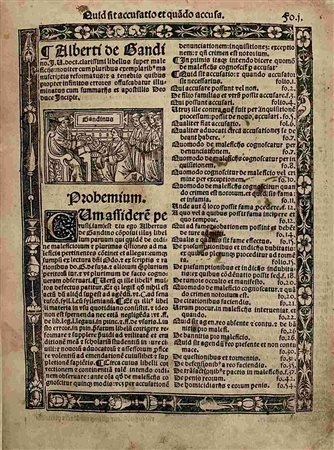 ALBERTUS DA GANDINUS: Super Maleficiis, Lyon, Antonius De Ry, 1530