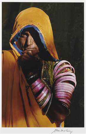 STEVE MCCURRY   
Shepardess (Rajasthan Woman with Bangles), 1996