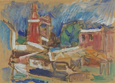 EMILIO VEDOVA   
Paesaggio veneziano, 1943 