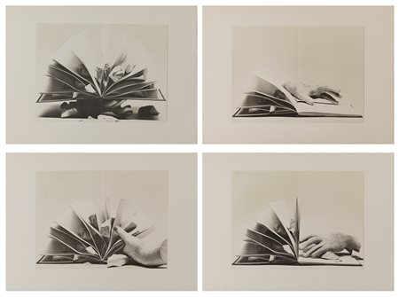 GIULIO PAOLINI   
Quattro tavole originali per L’Arte e lo spazio di Martin Heidegger, 1983