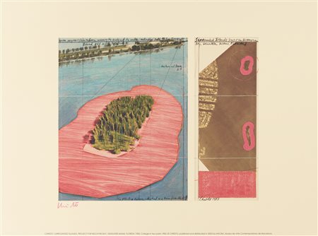 CHRISTO    
Surrounded islands, project for Biscayne Bay, Graeater Miami, Florida, 1983, 2003 