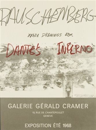 RAUSCHENBERG ROBERT (1925 - 2008) - XXXIV Disegni per l'Inferno di Dante.